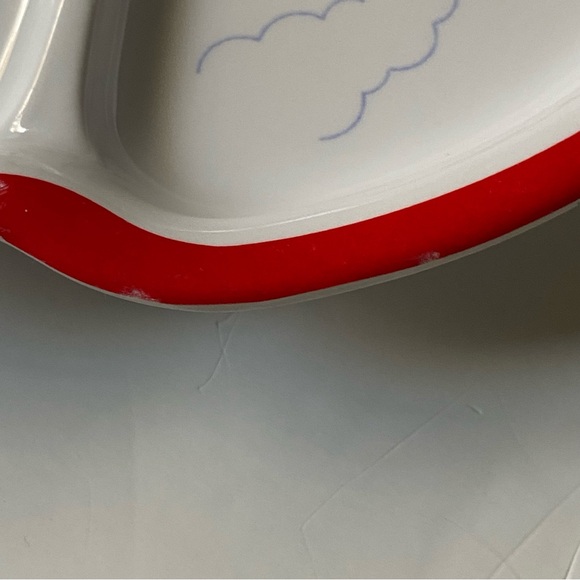 Peco Child's Melamine Divided Plates Trains Boats Airplanes Vintage 1984 Dish - Picture 16 of 16